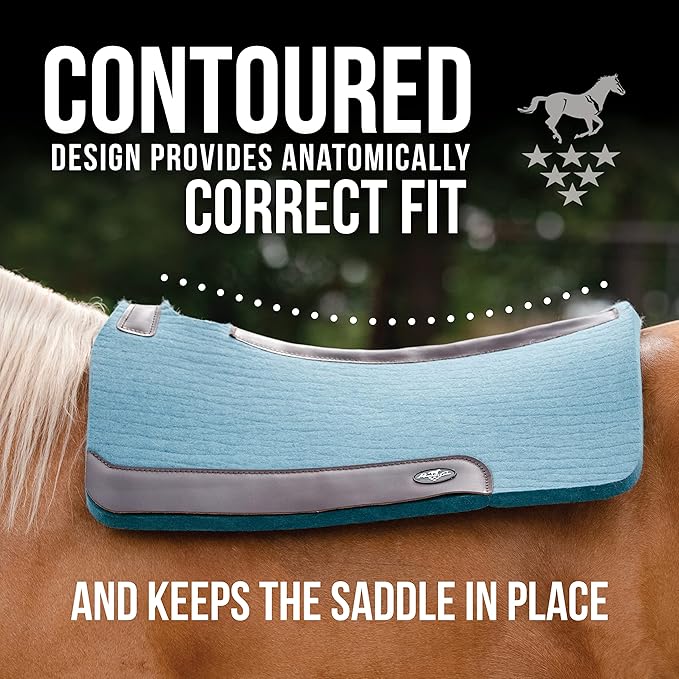 Professional's Choice 100% Steam-Pressed Wool Felt Saddle pad