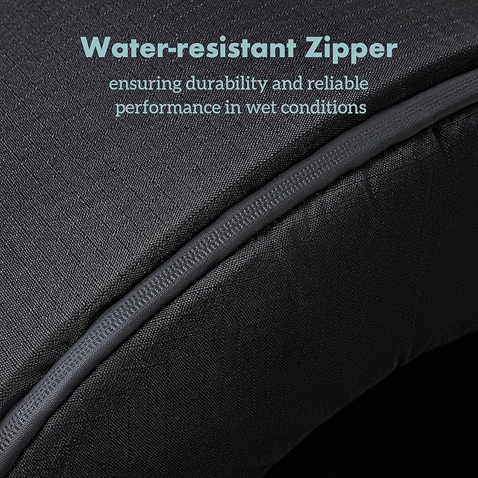 Orthopedic Dog House - Outdoor Waterproof Dog Shelter w/Porch - Indoor Pet House w/Egg-Crate Foam - Cooling - Machine Washable - Ideal for Extra Large Breeds & Fits 42-Inch Crate - 41"x27"