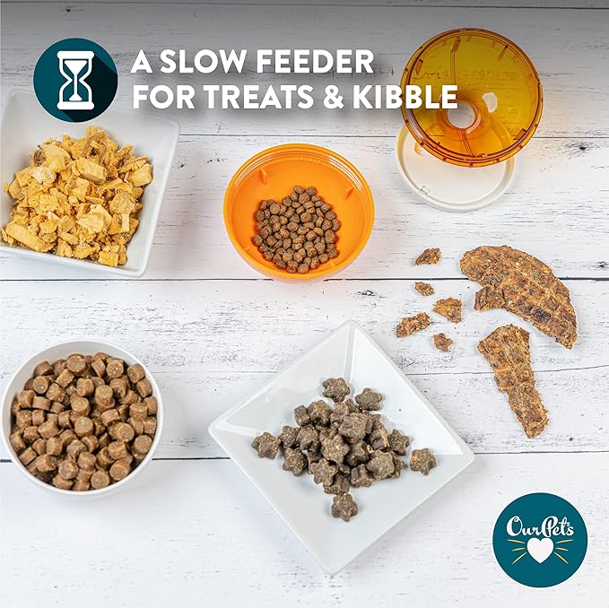 Our Pets Smarter Toys IQ Treat Ball - Colors Mary Vary - 4" - for Larger Dogs