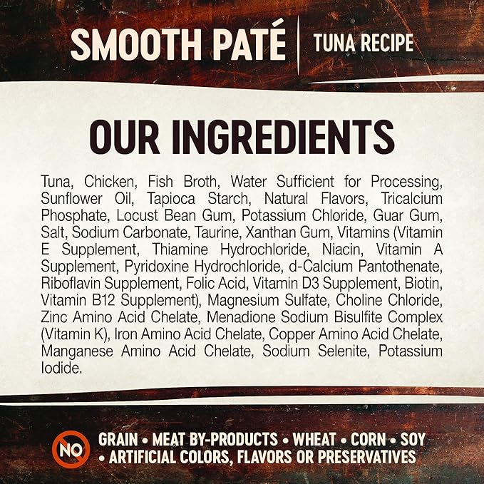 Wellness CORE Tiny Tasters Pate Adult Wet Cat Food, Natural, Protein-Rich, Grain Free, 1.75 Ounce Pouch, 12 Pack (Tuna)