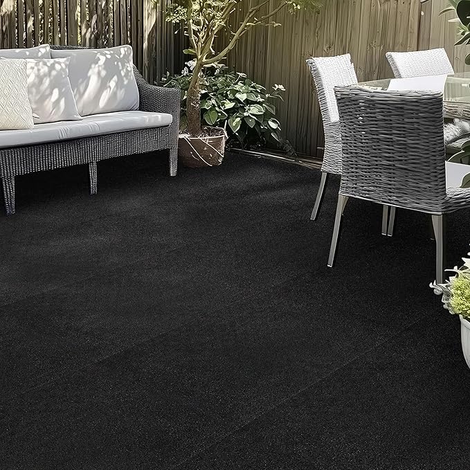 Mohawk Home Heavy Duty Rubber Stall Mat - Gym Floor- Under Dog Crate - All Purpose Utility 2'x3' - 1/2" Thick