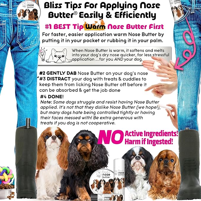 The Blissful Dog English Toy Spaniel Unscented Nose Butter