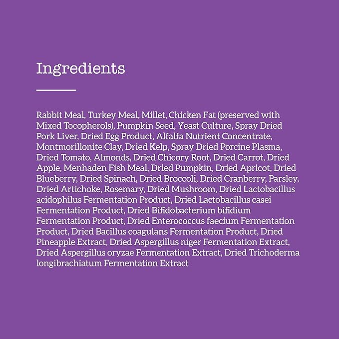 Nature's Logic Rabbit Dry Cat Food (1 Pack), 15.4 lb