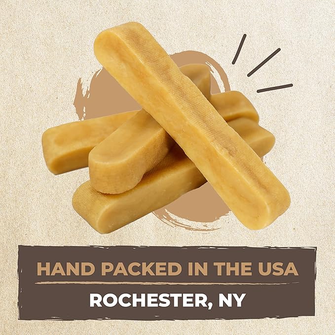 Mighty Paw Yak Cheese Dog Chews - All-Natural Treats for Dogs, High Protein Treat with 68 Grams of Protein Per Chew, Delicious and Long Lasting, Odor Free with Limited Ingredients, Monster, 12 Pack